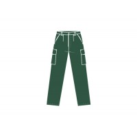 CALÇA HR AB/FECHO B/ALFORGE VERDE *